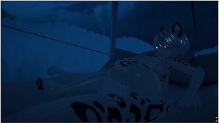 VR Intimacy In A Futuristic Bed