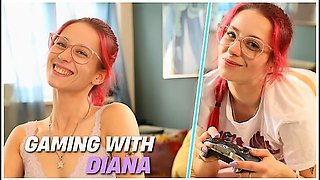 Gamer Girl - Lightful Gamer Diana Enjoys A Steamy Gaming And Masturbation Session - Part 1 Of 2