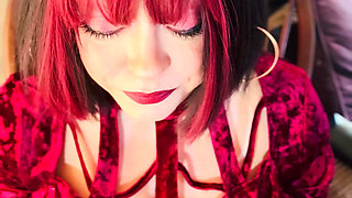 Velvet & Cigarettes! Tina Snua Chain Smoking 2 Cork 100 Cigarettes - Drifting OMI OME Snap Inhales Smoker