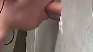 Amateur Young MILF Gloryhole Blowjob
