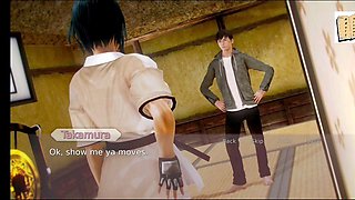 Waifu Academy episode featuring busty anime girls in steamy 3D action