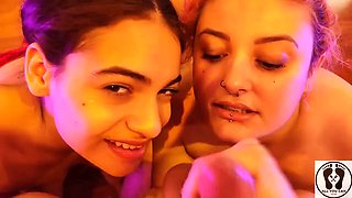 Ana Spears Desperate Roommate Takes Double Penetration Facial