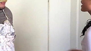 Humiliating Femdom Gag Punishment for Chubby Slave Boyfriend