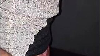 Promiscuous Mexican wifey heads to the pub, smashes the waiter right in front of her servant cheating spouse