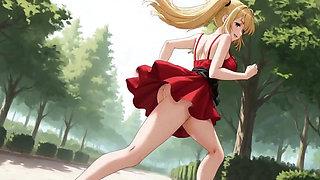 Sexy Blonde Tara. She Fucks in the Car and Gives a Blowjob