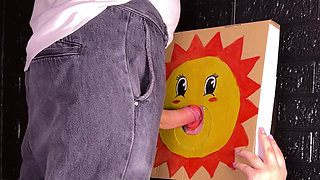 Gloryhole - Face-in-hole Board. I Fucked the Sun
