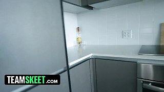 Ike Diezel & Lexi Grey Looks Right At You While She Sucks