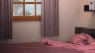 Treasure of Nadia: horny milf is masturbating outside and a guy is watching her ep.25