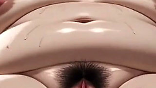 Horny Obese BBW Masturbates Her Hairy Wet Pussy Alone in Bed - Big Belly Solo Play