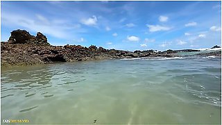 Sex At Sea Naughty Blonde Took A Risk On The Beach And Was Almost Caught In The Act