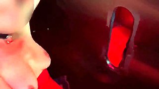 Blonde Amateur Beauty Sucking At Glory Hole