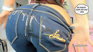 Emanuelly Raquel JOI in Jeans Pants Anal
