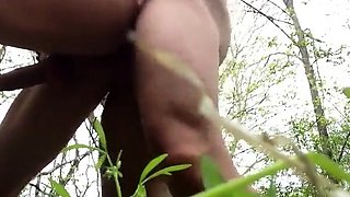 Bareback Breeding in the Woods with a Stranger