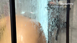 Stepson Peeks at Stepmom in the Shower