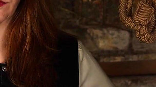 Slave Mila Endures 24 Cold-hearted Hand Caning Strokes From Mistress Roxy