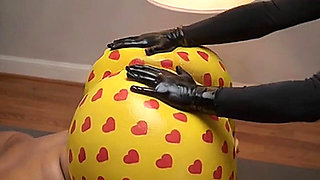Naughty Church Girl BBW Gets Seduced Oil Massage Face Down
