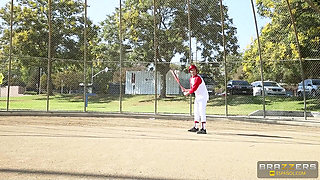 Brazzers - Playing Baseball Then This Hot Chick Takes Over My Body