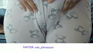 Cameltoe - Swollen Pussy - Rubbing Pussy with Pajama