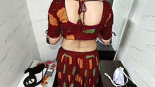 I went to bhabhi's house when her brother not at home and enjoyed a lot with my lovely bhabhi, Full Hindi Viral Video