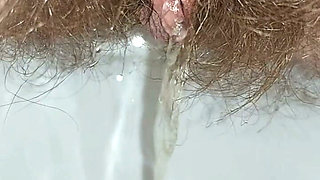 You Are My Toilet, You Are My Cleaner for Licking My Hairy Pussy