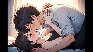 3D Cartoon on closeup kissing Animation, AI Generated Cartoon content, Uncensored video of 18 Year old Anime Girl