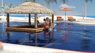 Tacos Cuck Watches His Wife Giving Pussy to an Old Chap and Deepthroating His Cock by the Pool - Episode 90