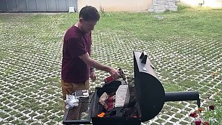 Bella Mur & Kira Stone Outdoor Birthday Orgy - Anal, Blowjob & Public Sex Vlog