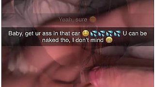 18 Year Old Girlfriend Wants To Get Banged After School And Cheats On Her Boyfriend With A Classmate With Snap Chat