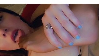 Hot cumshot for amateur fetish mature stockings slut