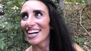 French MILF Blow Group Outdoors