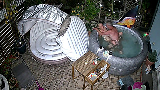 Couple caught fucking by the surveillance camera.