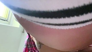 Solo Latina masturbating in panties