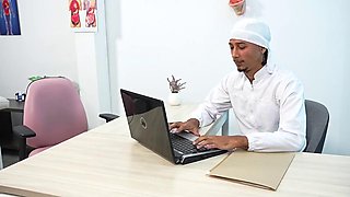 Danny Whiite Pounds Tattooed Marcus Browns Ass in Hardcore Doctor Exam
