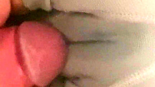 Teasing Her Cameltoe in Yoga Shorts