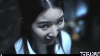 Beautiful Ai at scissoring in lesbian movie