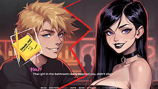 My New Girlfriend Taboo Hentai Game Ep. 41 BDSM Spanking with My Goth GF!