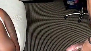 Giana Gives a Sloppy Blowjob to a Masked Stranger in a Hotel Room