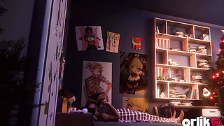 Gwen Stacy & Spider-man - Christmas Holidays 3D Sex Animation