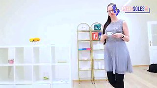 Receptionists Big Stinky Feet Worship POV