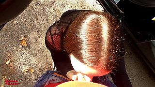 Car Breakdown Ends with Facial!