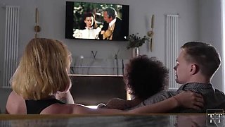 Breaking Taboo! Ebony GF Shares Me With Her Best Friend For Wild 3some - Blowjob & Pussy Fucking 4K