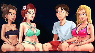 Summertime saga College teacher and friends sex