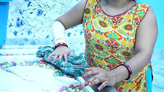 We Found Out and Fucked Our Maid in Desi Style with Hindi Audio