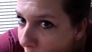 Amateur Housegirl Loves a Big Facial from Strangers