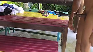 Husband Gifts Wife With A Well-endowed Black Man, And She Lets Him Have Sex Outdoors On A Farm