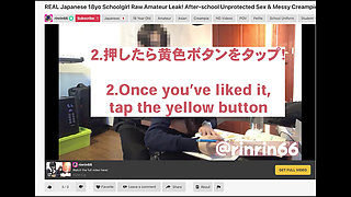 18yo Japanese Student Black Bob Hair Unreleased Private Footage First Time Anal Deep Throat and Raw Doggy Style Creampie