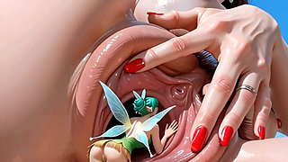 The New Definition of Glory Hole, Step Inside That Giant Pussy, Waifu Hentai Animation