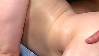 Brunette Lucia Love & Dean van DammeH in oiled action