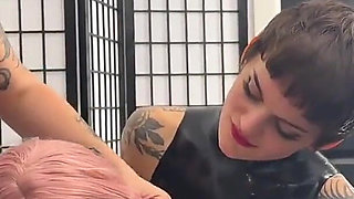 Two Dommes and the Delivery Boy - the Restraint