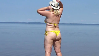 My Wife on the Beach